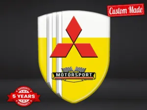 Mitsubishi Adesivi Vinile Auto su Misura Resistenti Sportivi Lusso